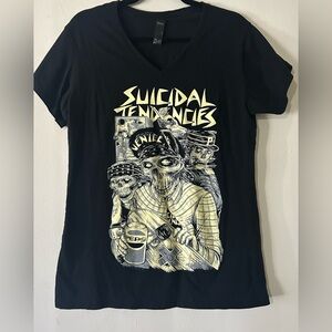 Suicidal Tendencies Band Shirt Graphic Women's Top